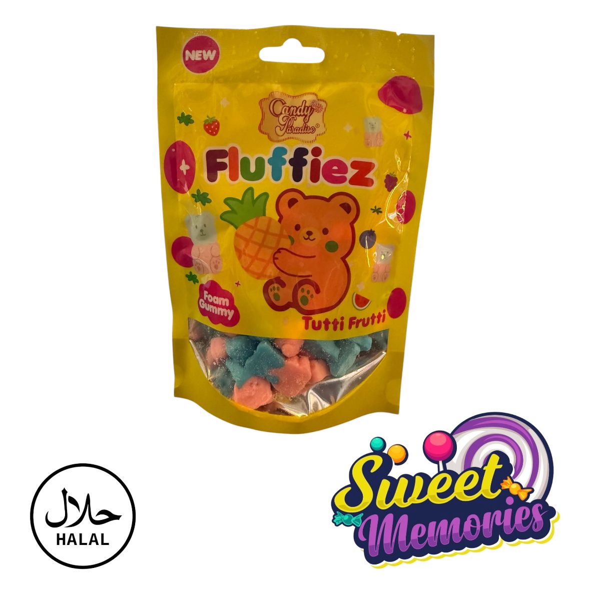 Candy Paradise Fluffiez Snacks 100g