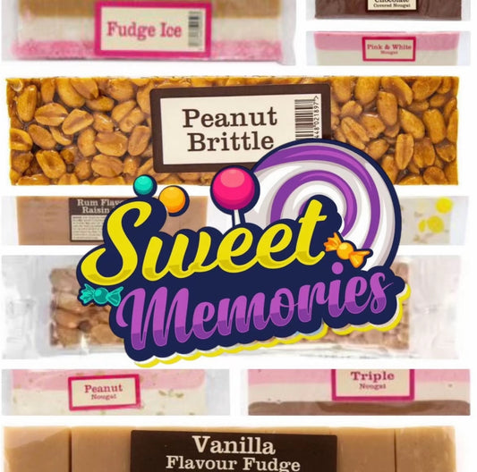 Bars of Fudge, Nougat & Brittle