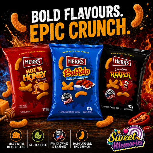 Herr’s Crunchy Corn Snacks 113g