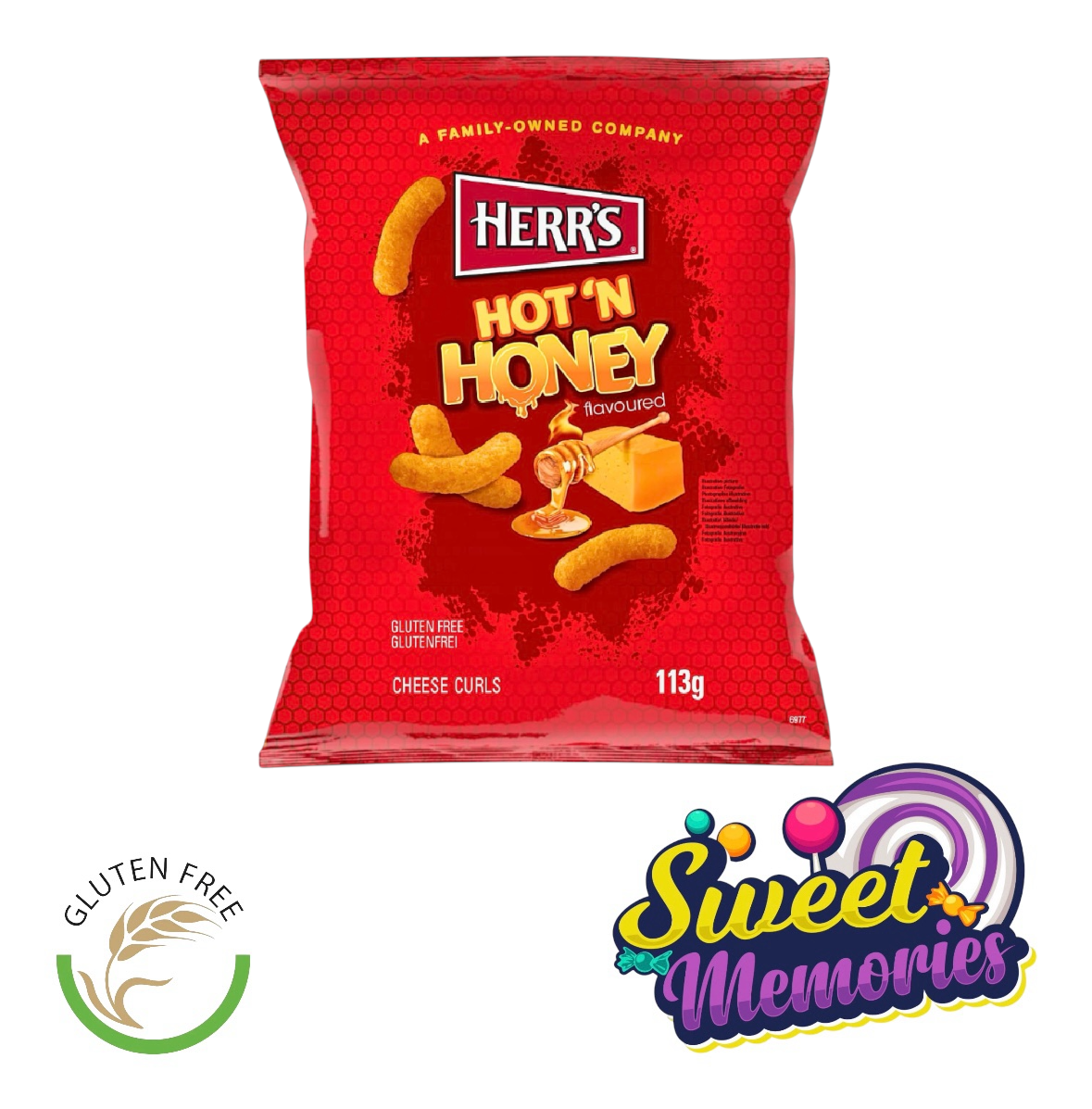 Herr’s Crunchy Corn Snacks 113g