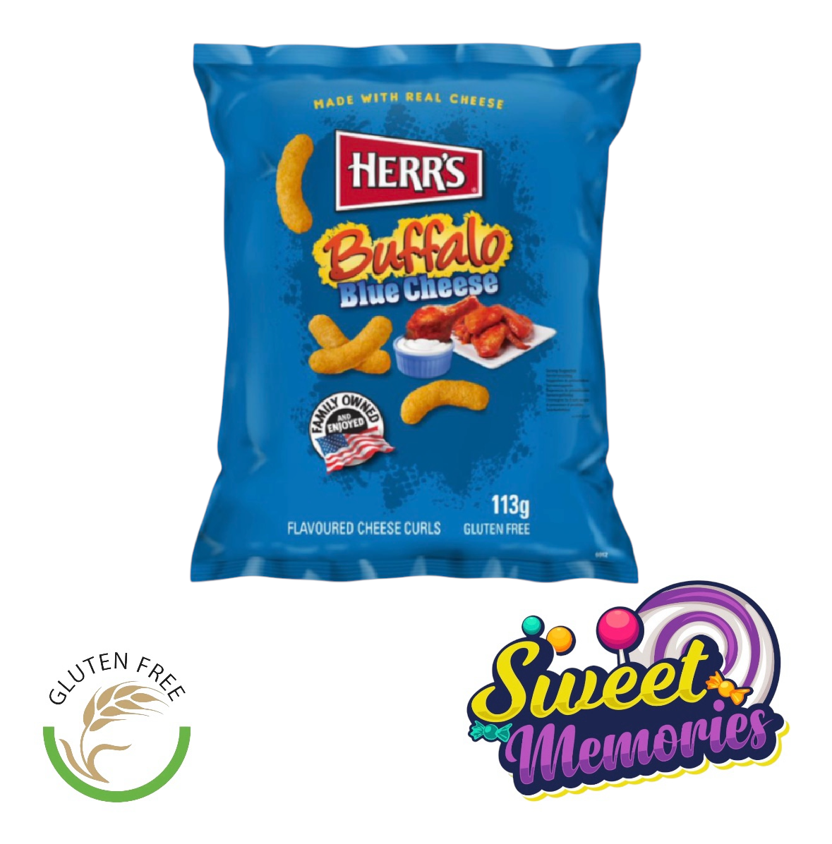 Herr’s Crunchy Corn Snacks 113g