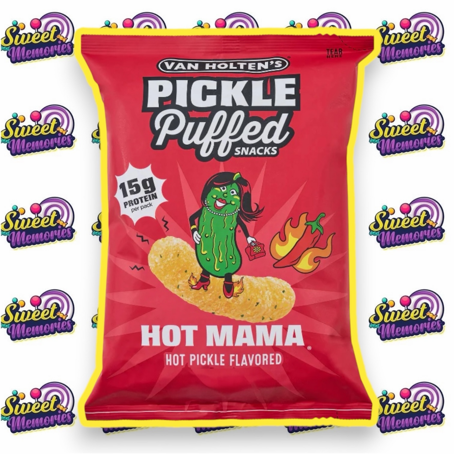 Van Holten's PICKLE Puffed Snacks 50g
