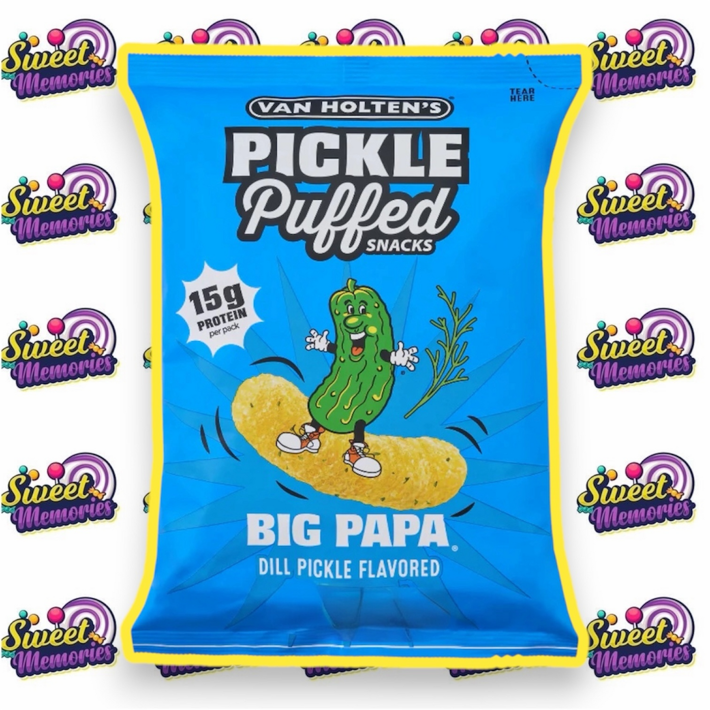 Van Holten's PICKLE Puffed Snacks 50g