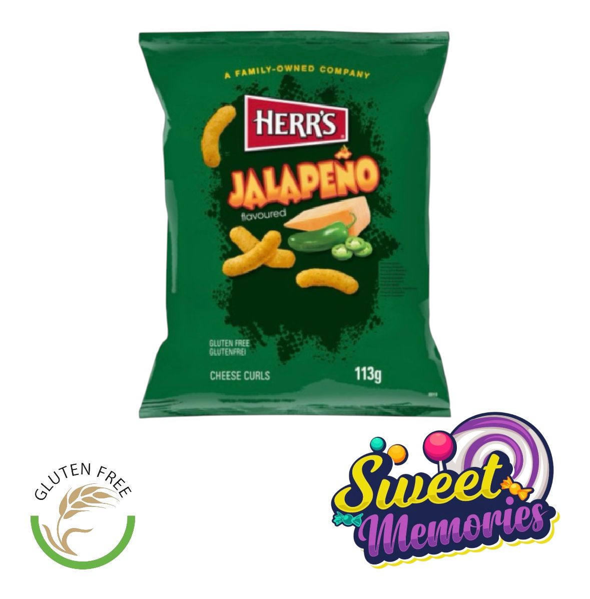 Herr’s Crunchy Corn Snacks 113g