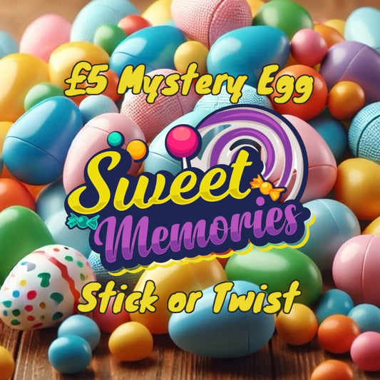 MONDAY 05.05.25 - £5 MYSTERY LUCKY EGG - STICK OR TWIST